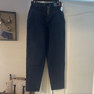 Vintage Dark Blue Jeans